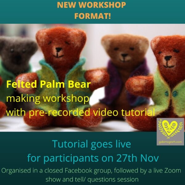 Palm Bear workshop with pre-recorded video tutorial